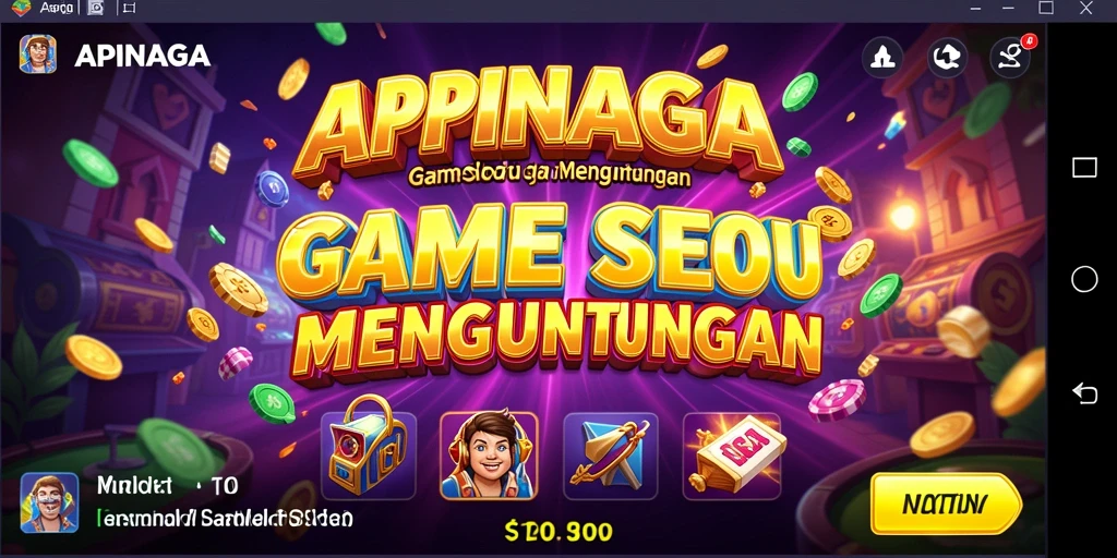 Screenshot gameplay APINAGA dengan tema slot yang menarik.