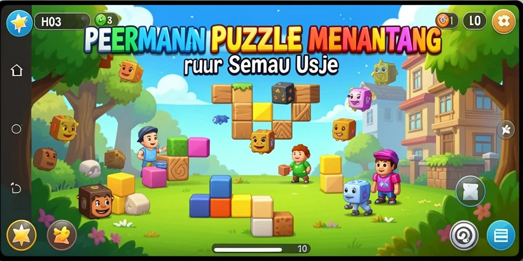 Tampilkan gameplay seru H03 yang penuh warna dan tantangan.