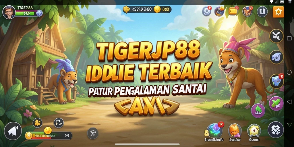 Screenshot utama TIGERJP88 menampilkan gameplay Idle yang menarik.