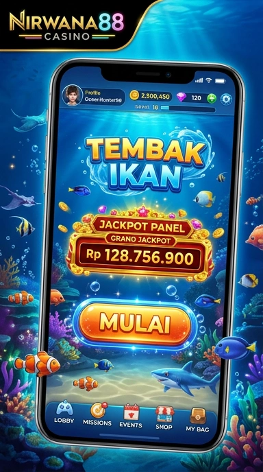 Tampilan antarmuka aplikasi nirwana88 yang modern.